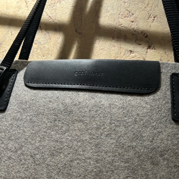 Graf & Lantz Sunset Tote made from merino wool felt - Picture 3 of 10